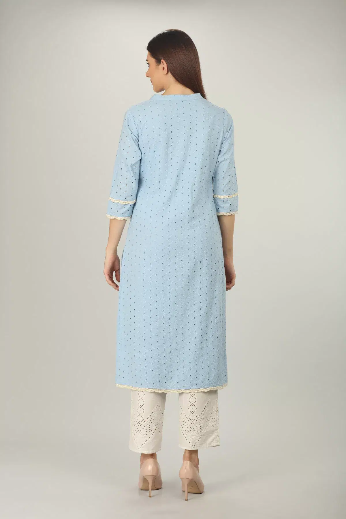 Light Blue Kurta For Women