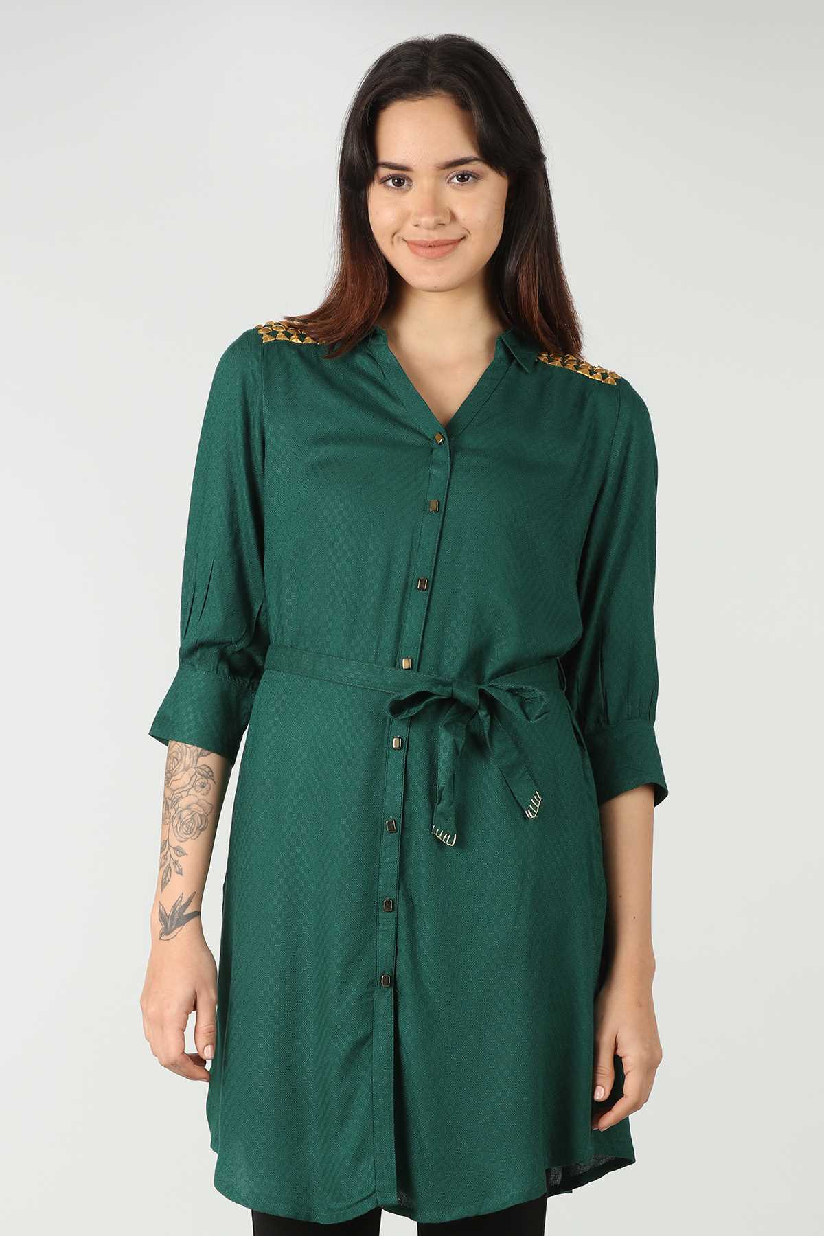 Green Shirt For Ladies