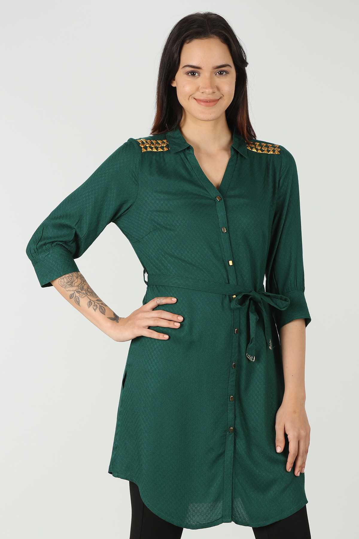 Green Shirt For Ladies