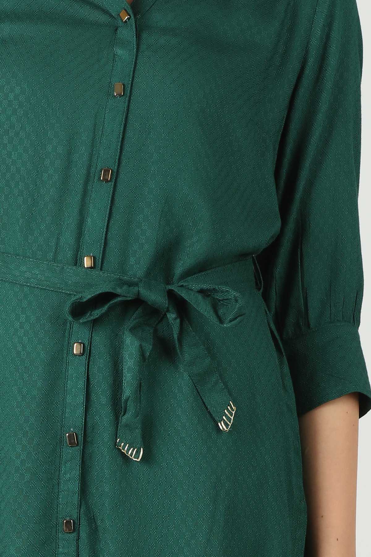 Green Shirt For Ladies