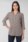 Multicolour Printed Women Top Trendy