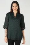 Printed Green Top For Ladies