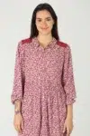 Red Printed Dress For Women