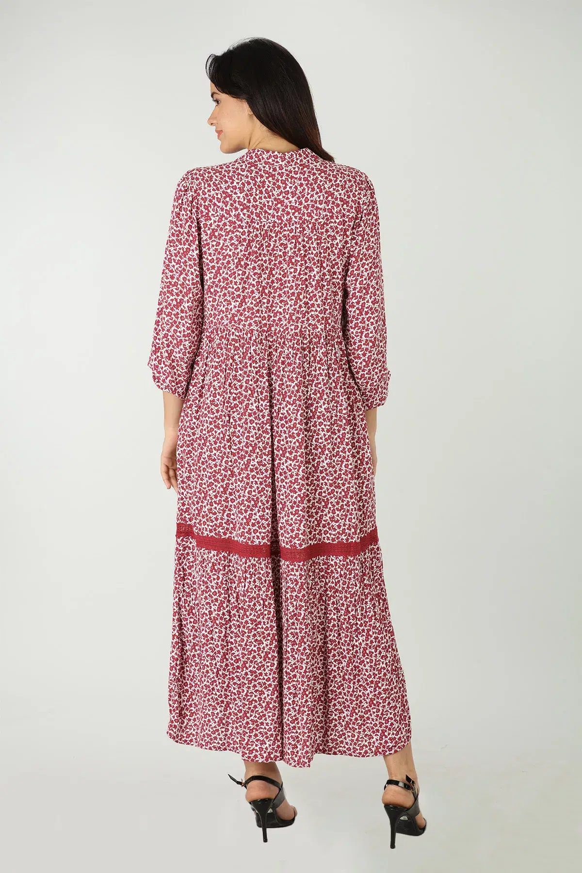 Red Printed Dress For Women