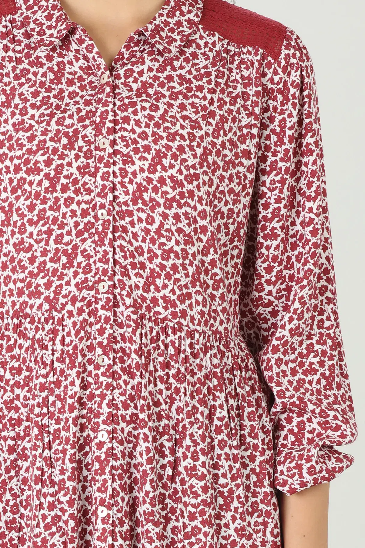 Red Printed Dress For Women