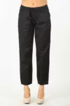 Solid Black Pant For Women