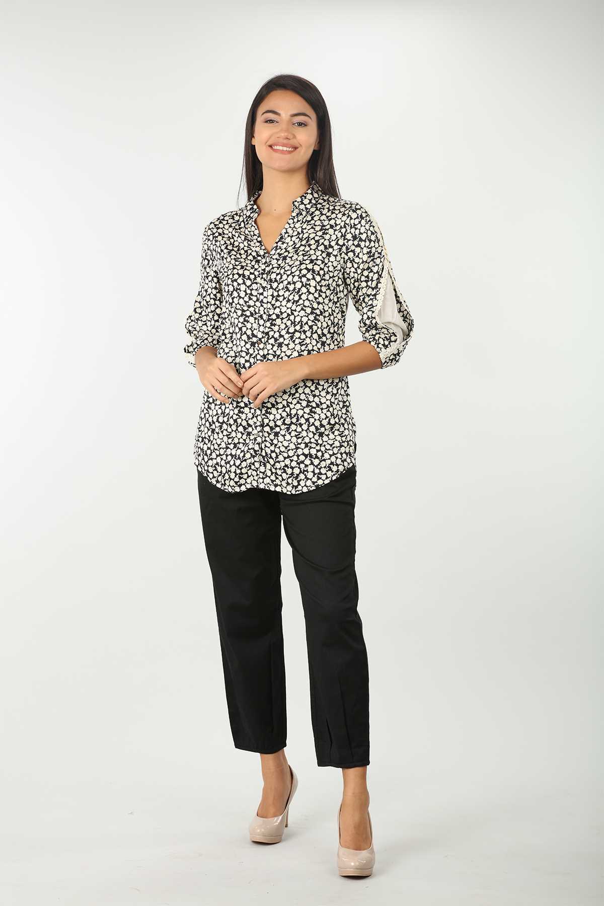 Black Solid Pant - Image 2