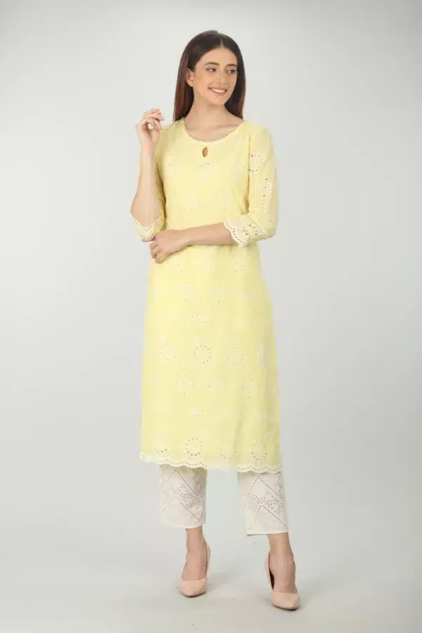 Off White Palazzo Pants For Women