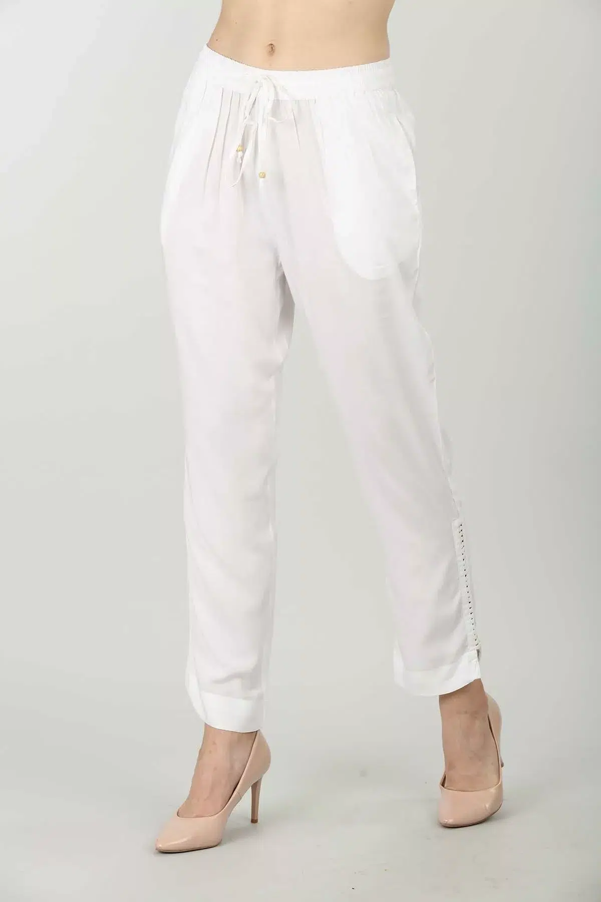 White Palazzo Pants For Women