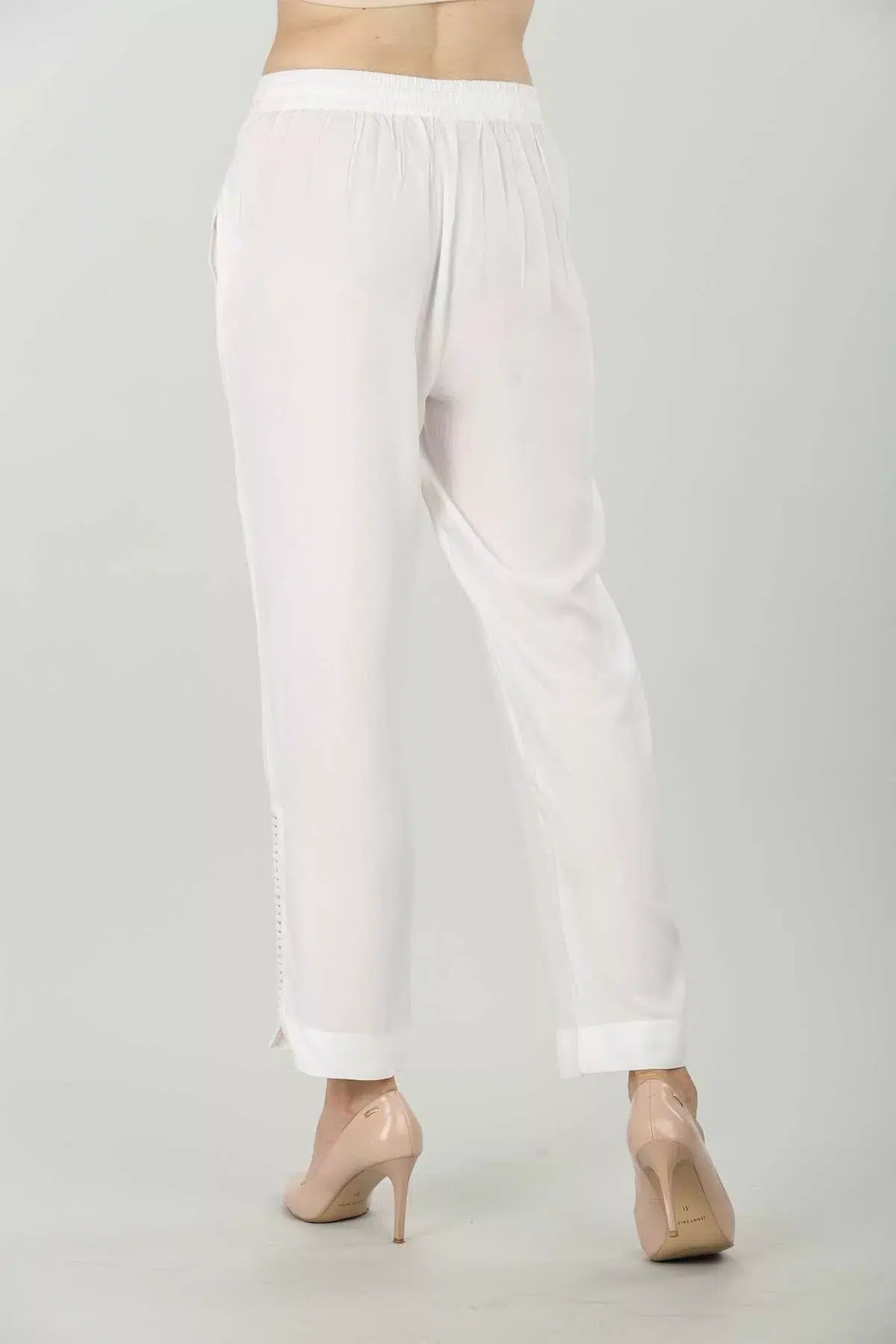 White Palazzo Pants For Women
