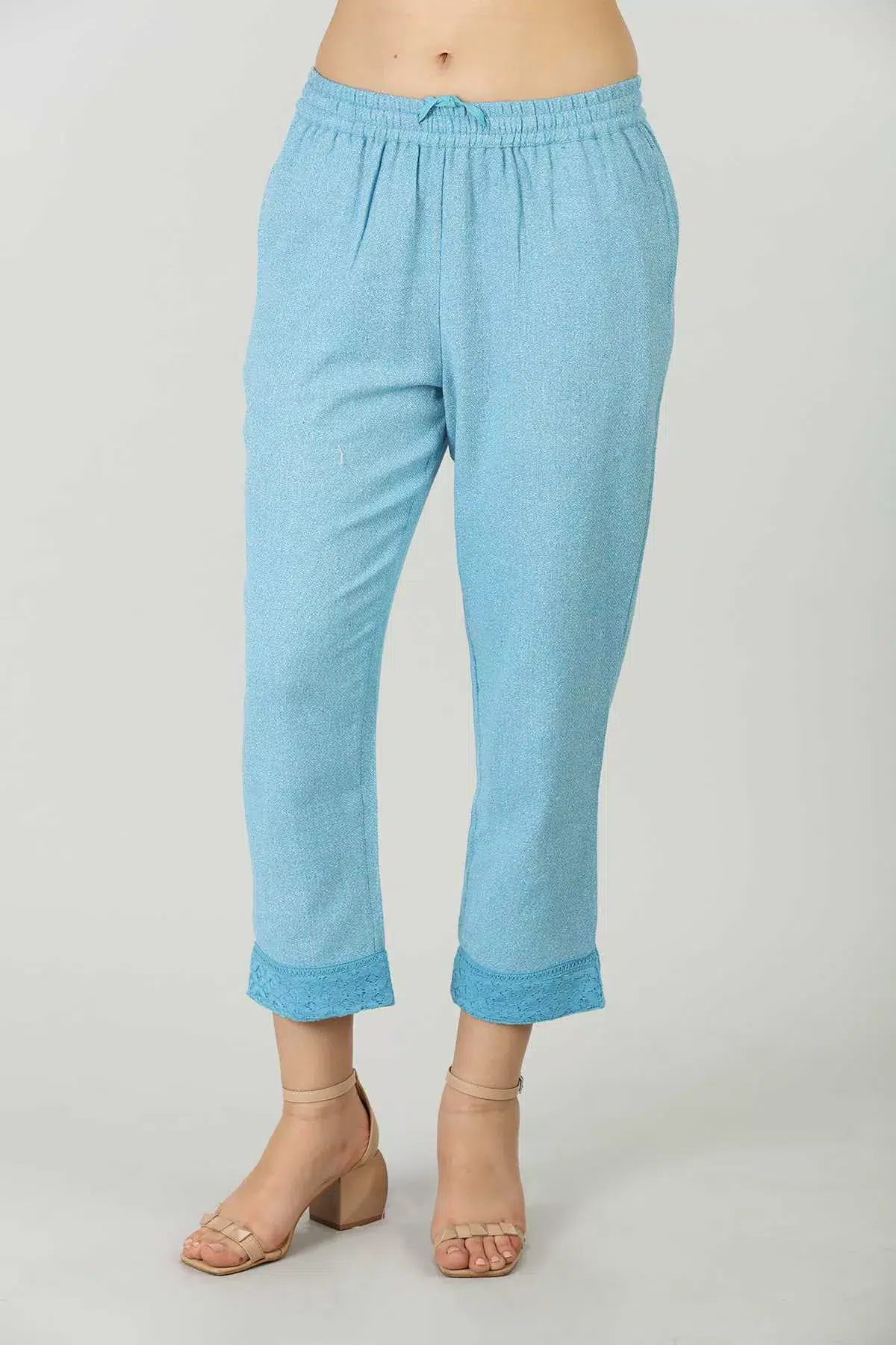 Pastel Blue Palazzo For Women