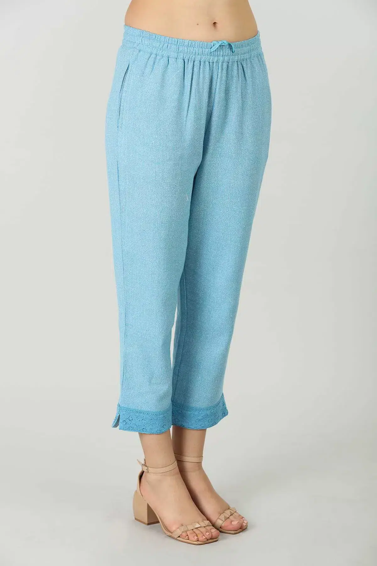 Pastel Blue Palazzo For Women