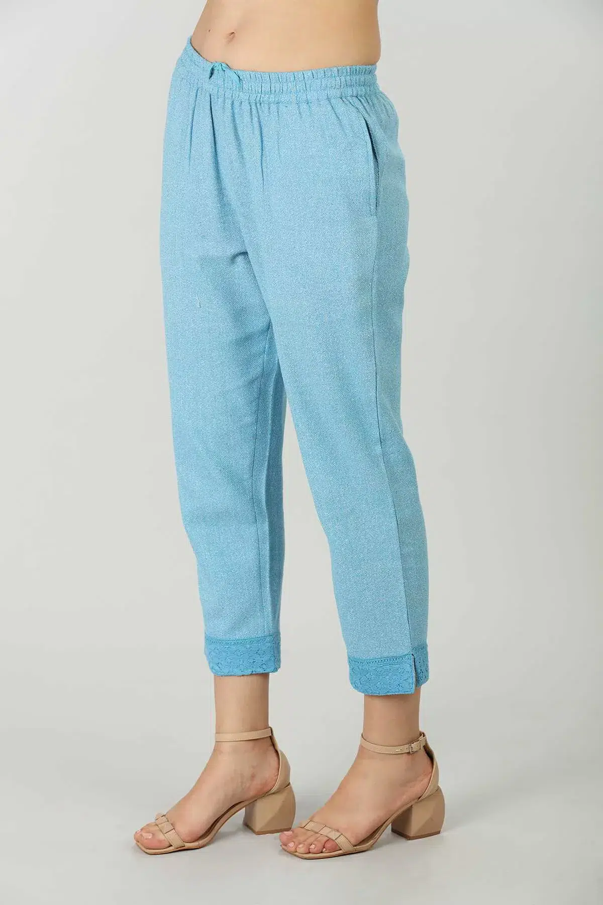 Pastel Blue Palazzo For Women