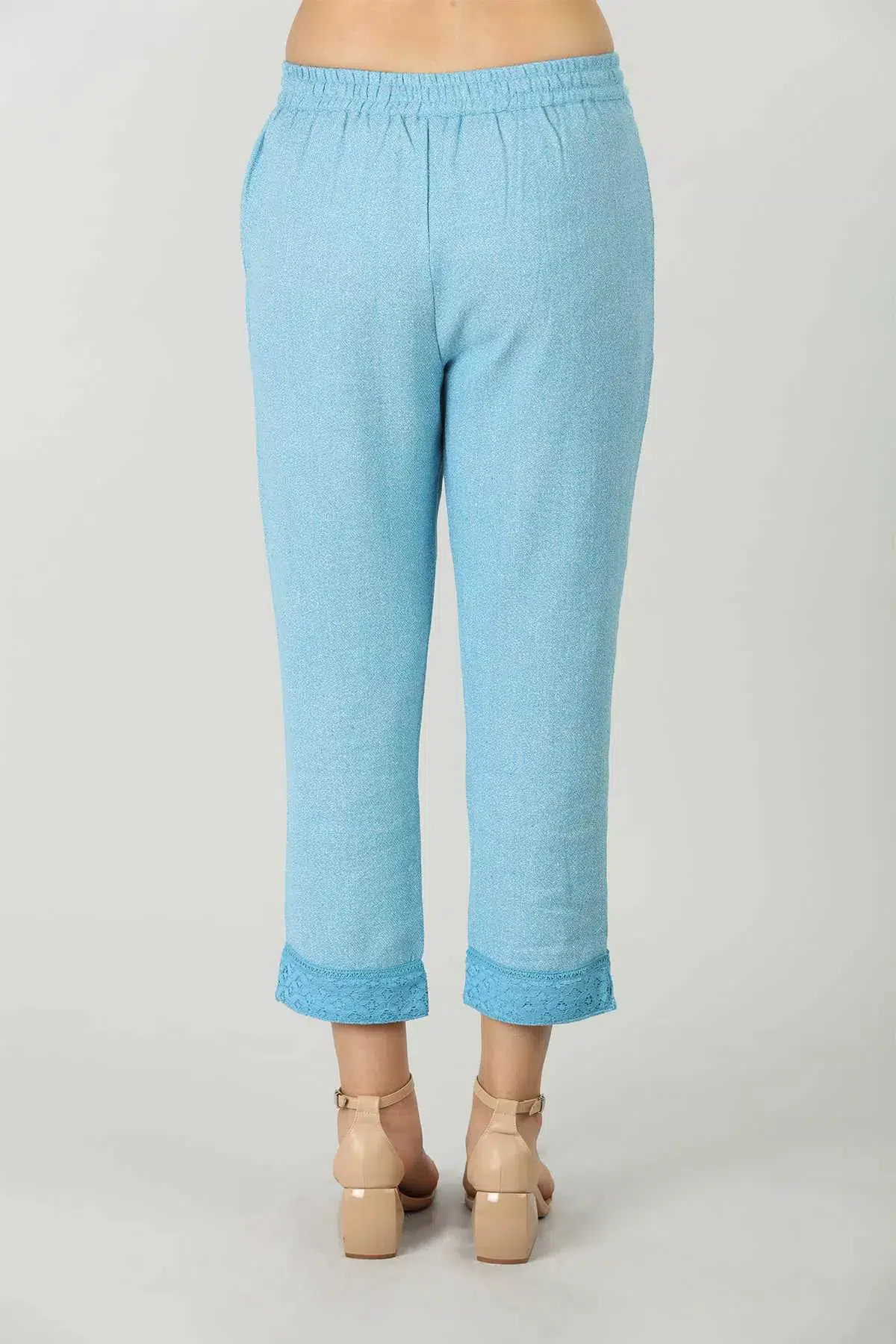 Pastel Blue Palazzo For Women