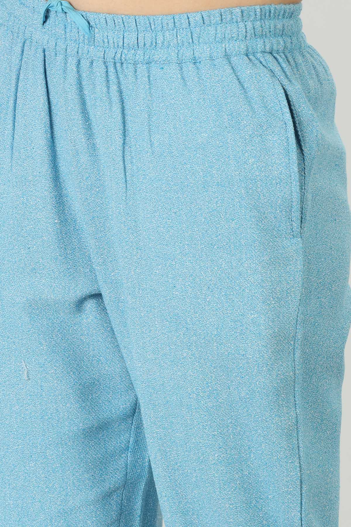 Pastel Blue Palazzo For Women