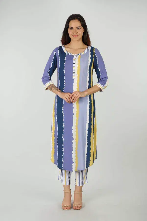 Multicolour Rayon Palazzo Pants For Women