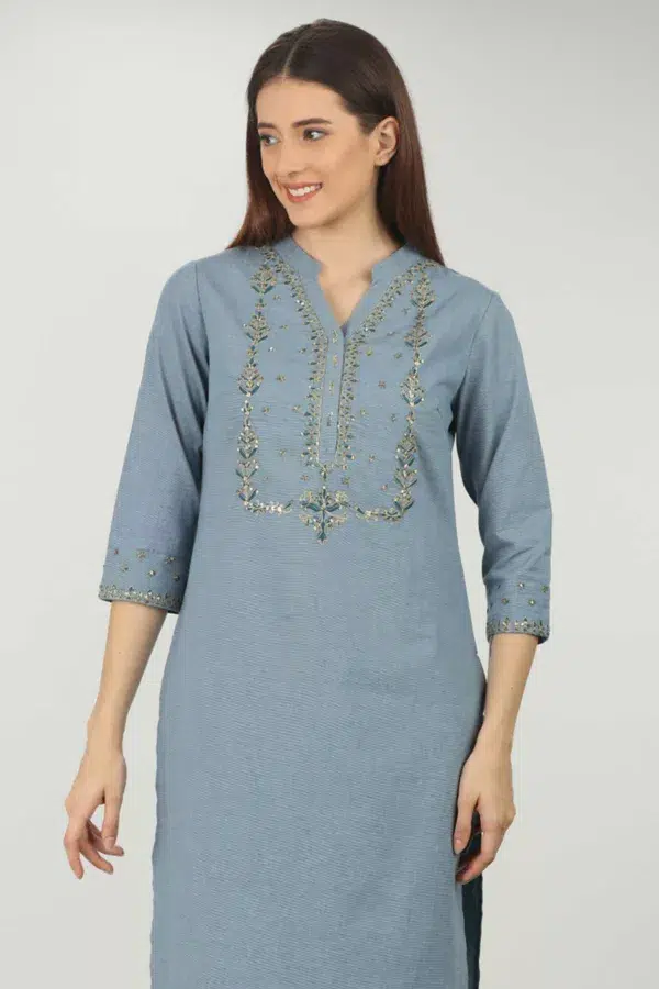 Blue Kurta For Women