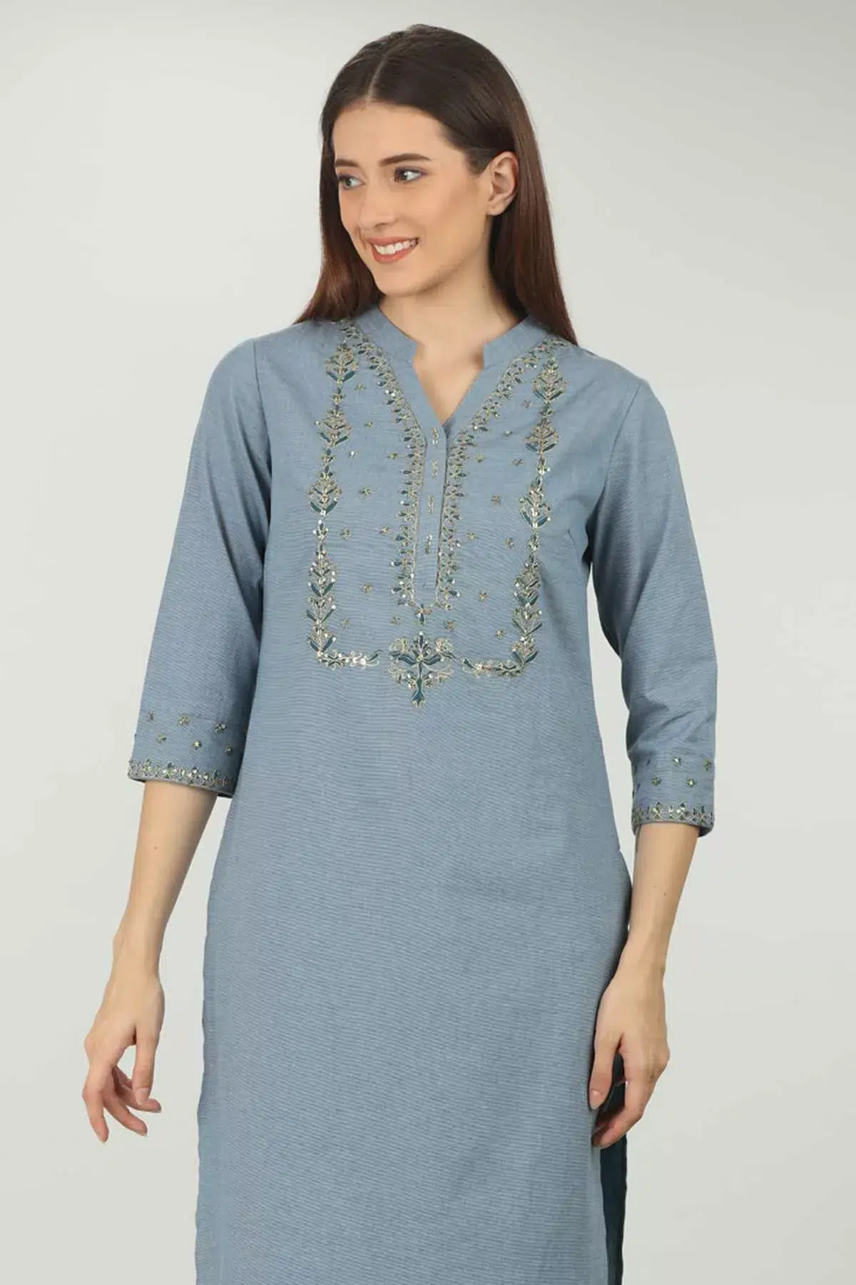 Blue Kurta For Women