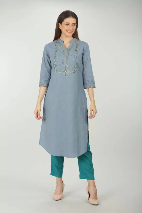 Blue Kurta For Women