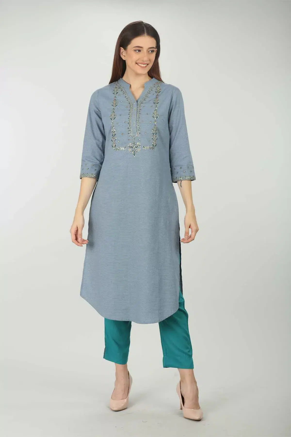 Blue Kurta For Women