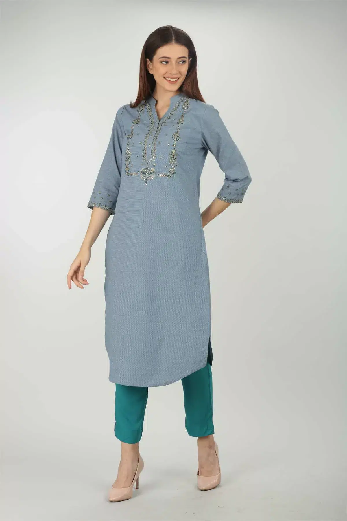 Blue Kurta For Women
