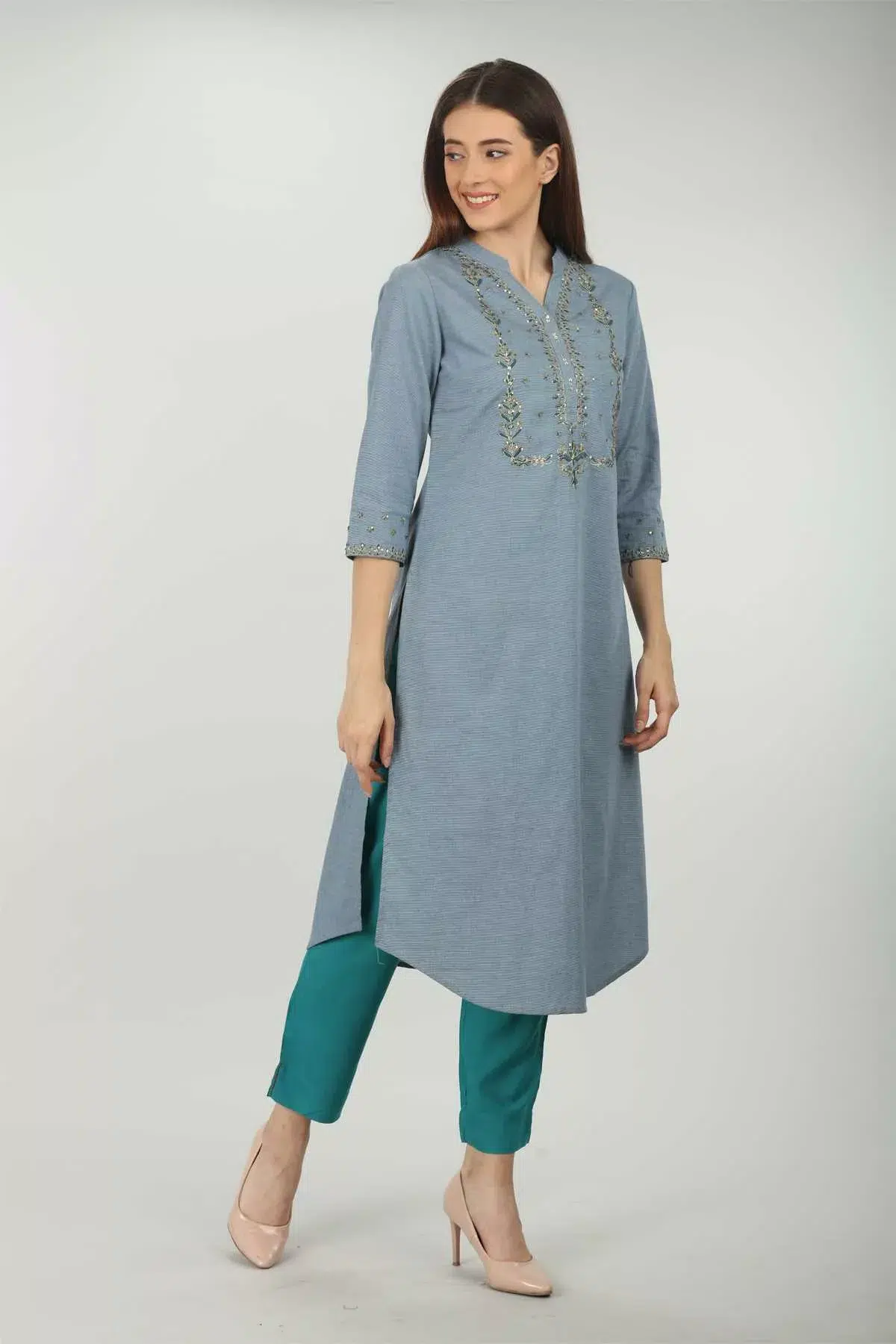 Blue Kurta For Women