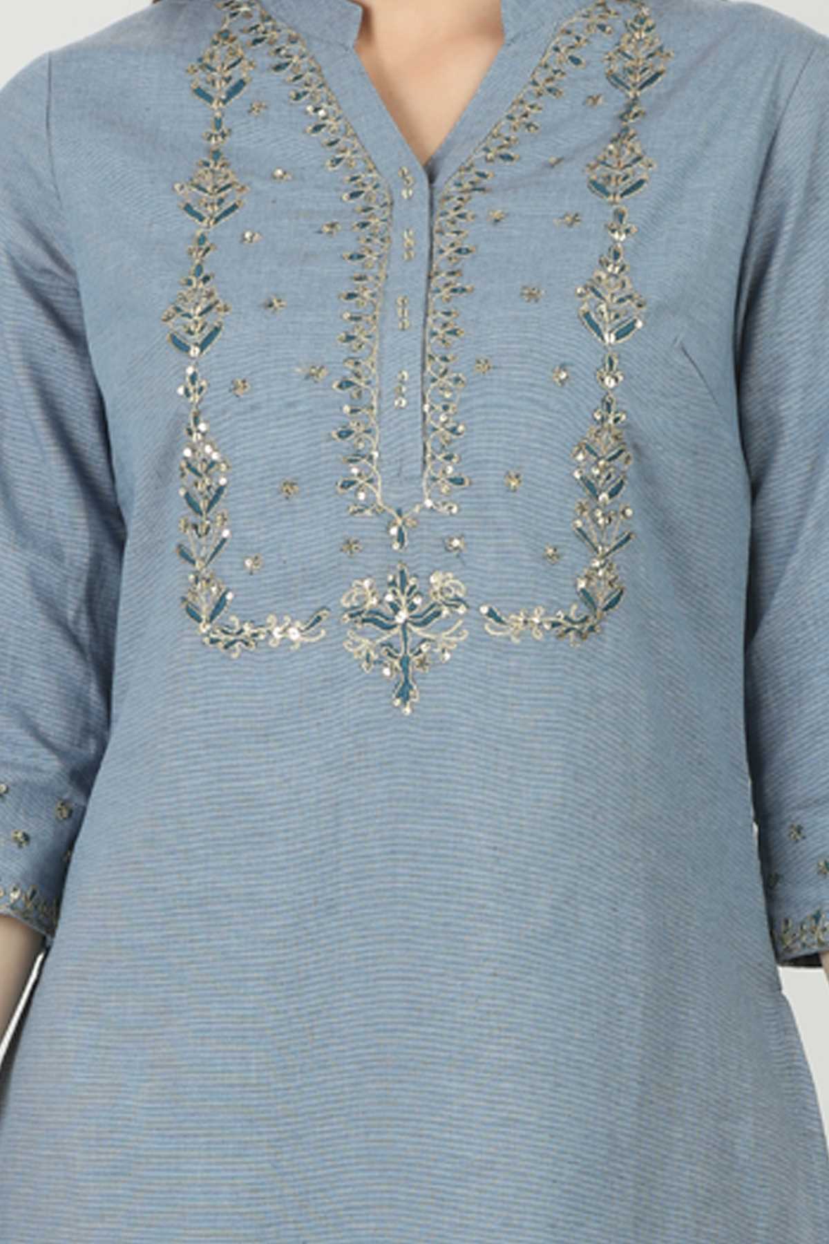 Blue Kurta For Women