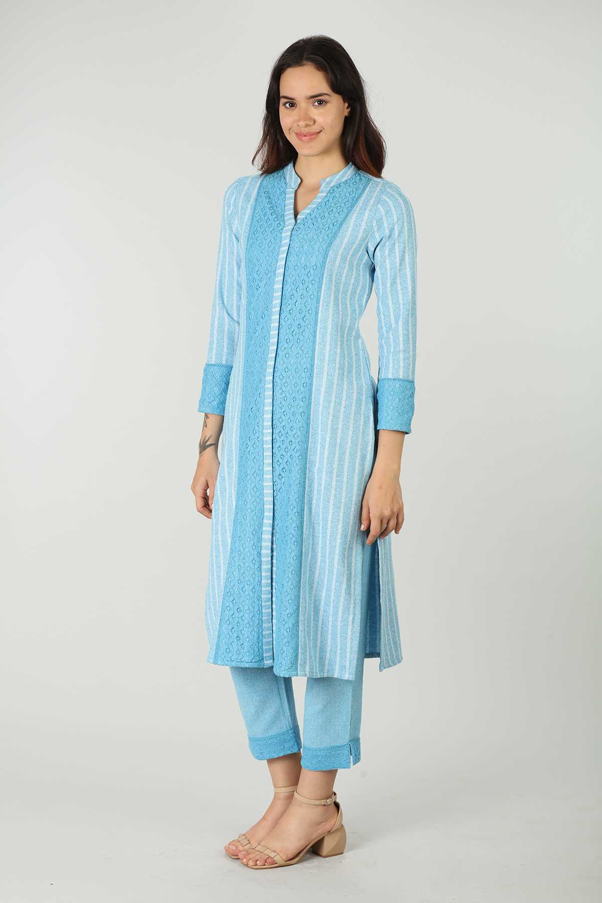 Kurti In Blue Colour For Women