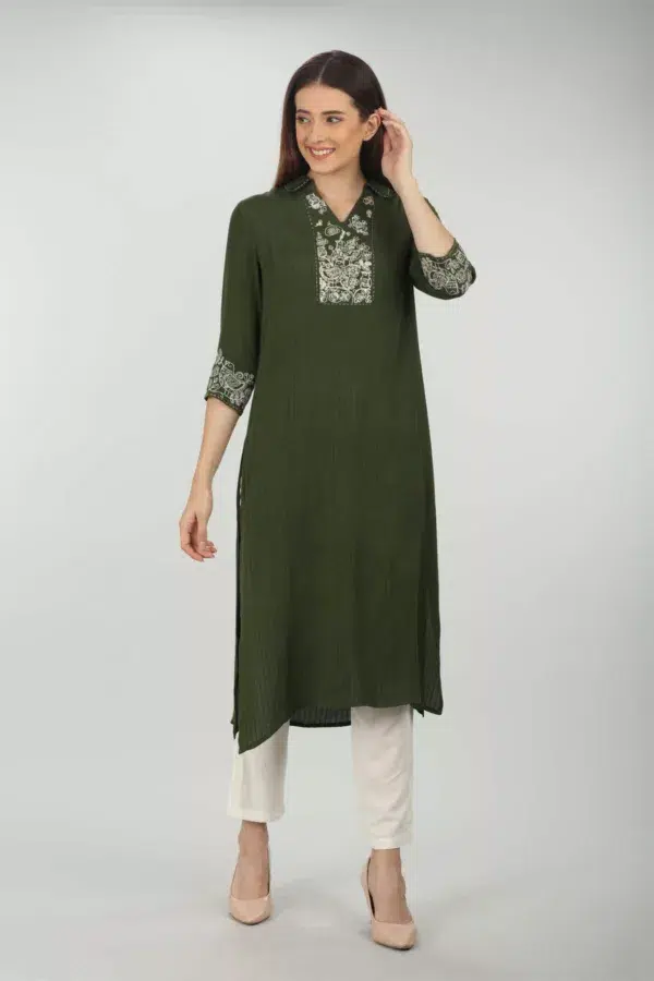 Green Kurtis For Women