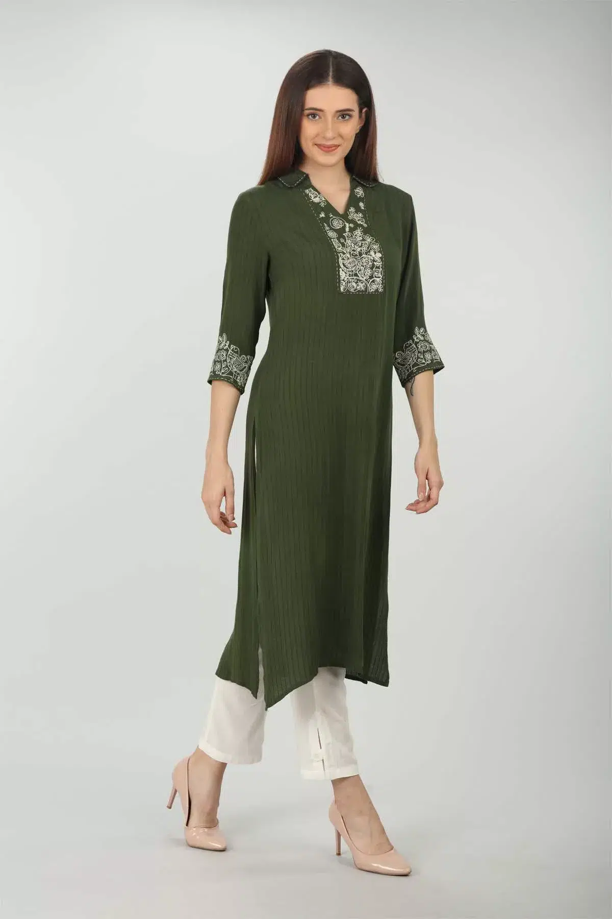 Green Kurtis For Women