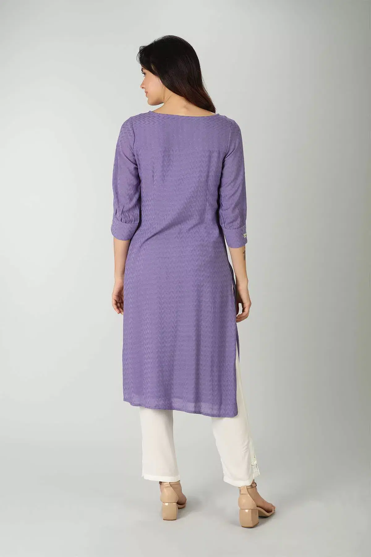 Lavender Kurta For Women