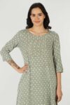 Printed Green Kurtis For Women