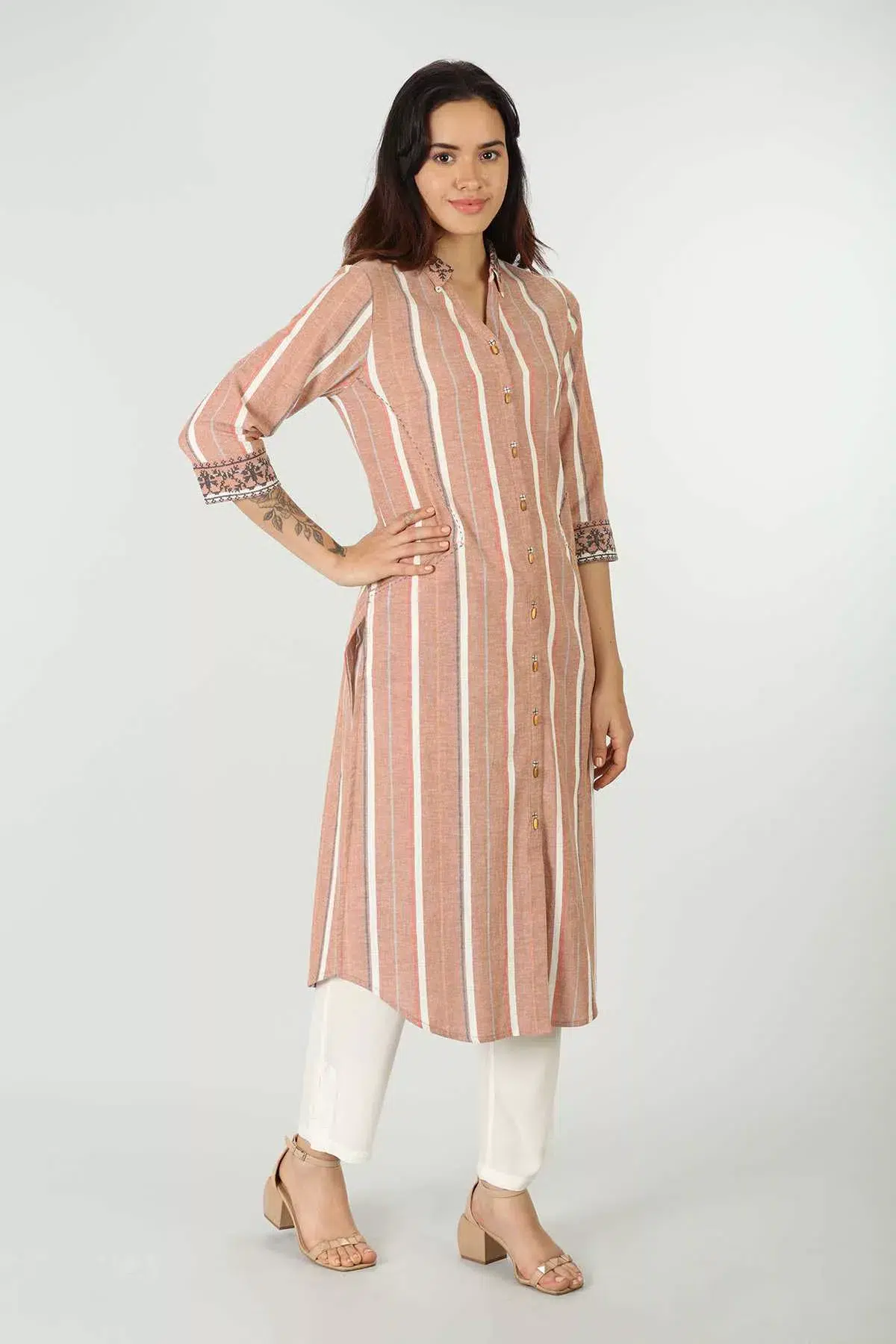 Beige Kurti Women
