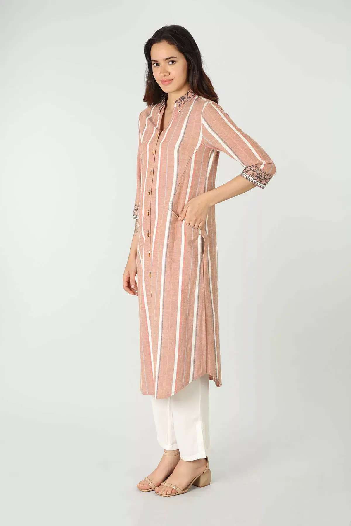 Beige Kurti Women