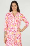 Pink Printed Kurti For Women