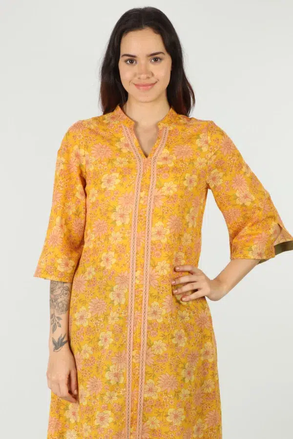 Mustard Kurta Women
