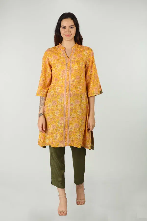 Mustard Kurta Women