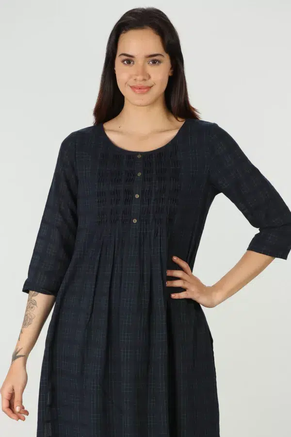 Navy Blue Kurti For Women