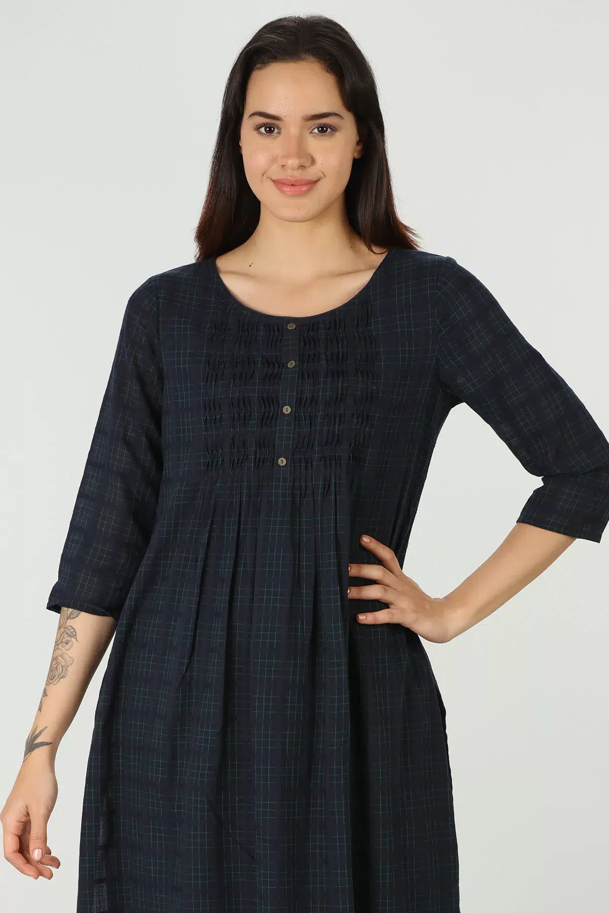 Navy Blue Kurti For Women