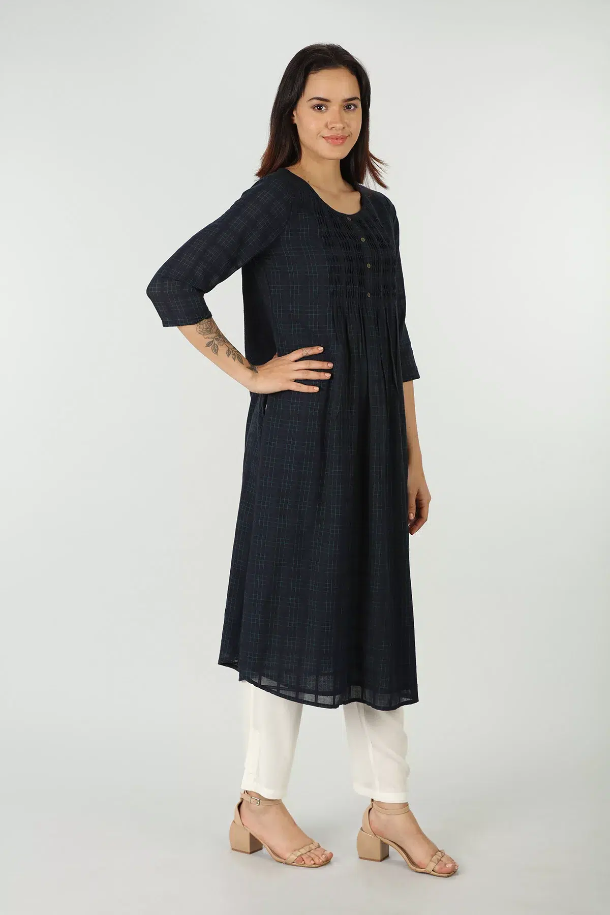 Navy Blue Kurti For Women