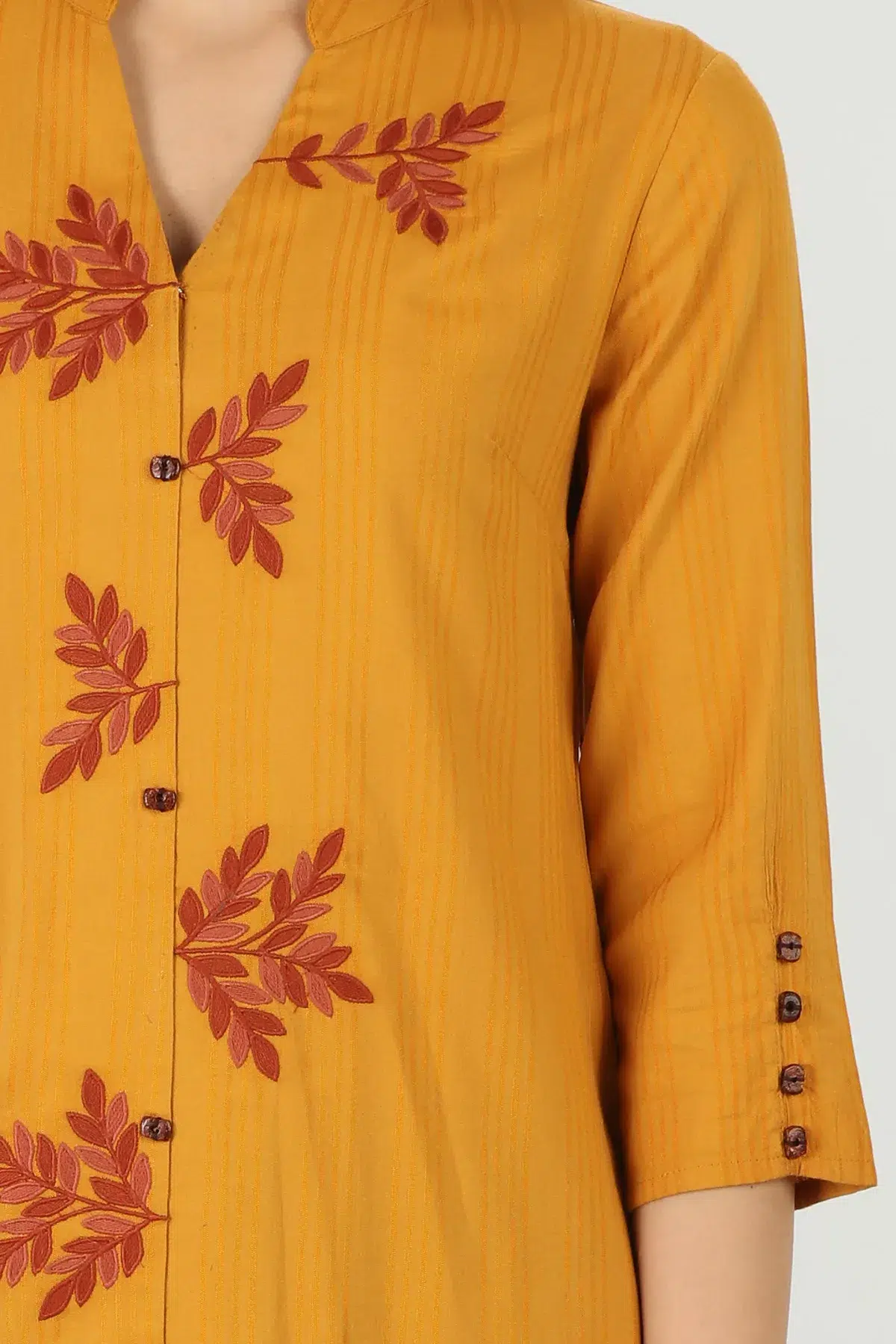 Mustard Kurti For Women