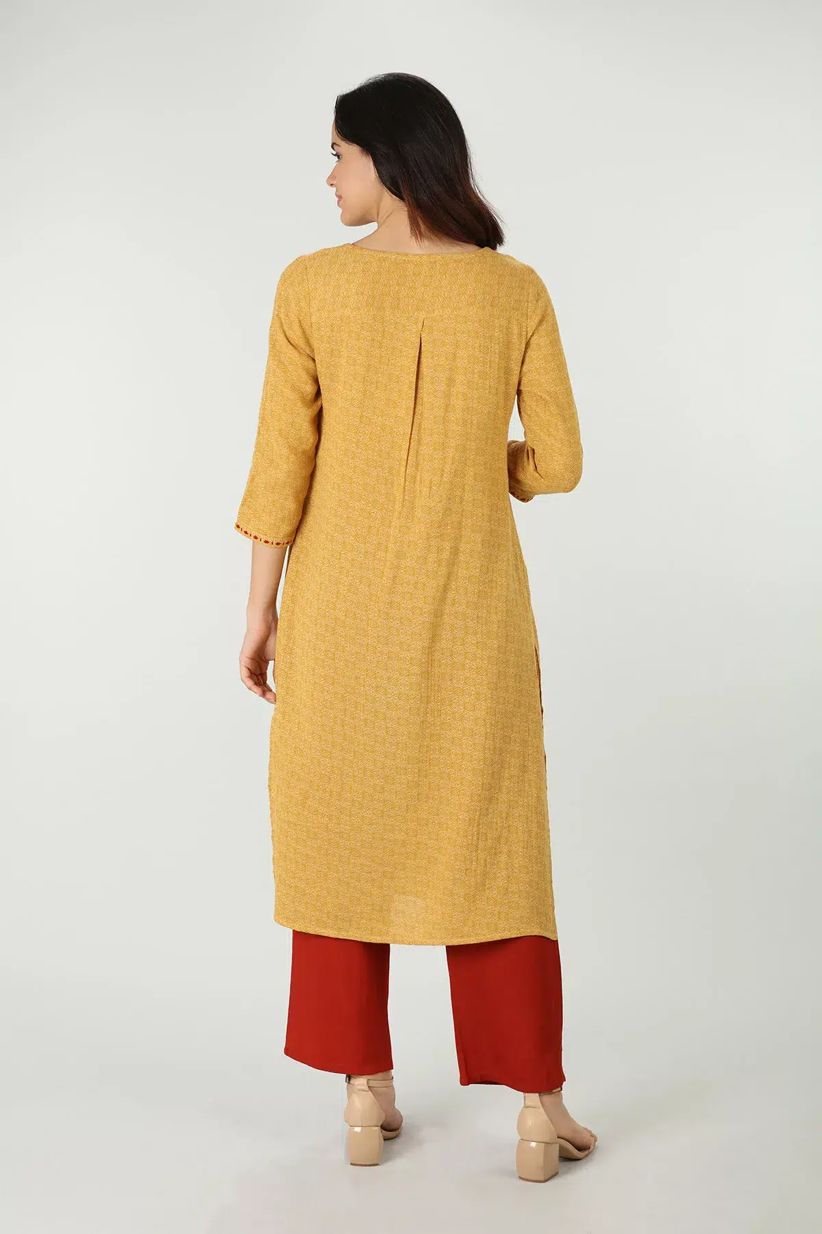 Mustard Kurta Women