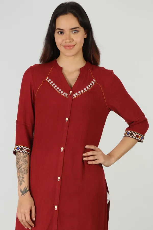 Red Kurti For Women