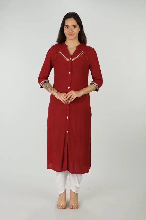 Red Kurti For Women