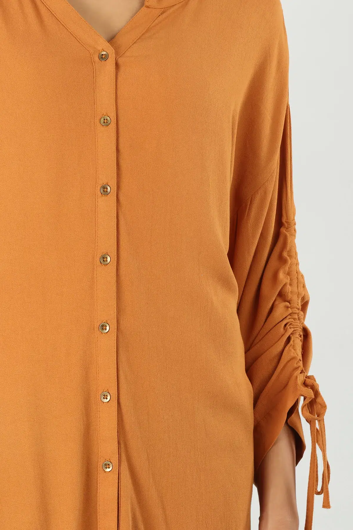 Solid Orange Top Ladies