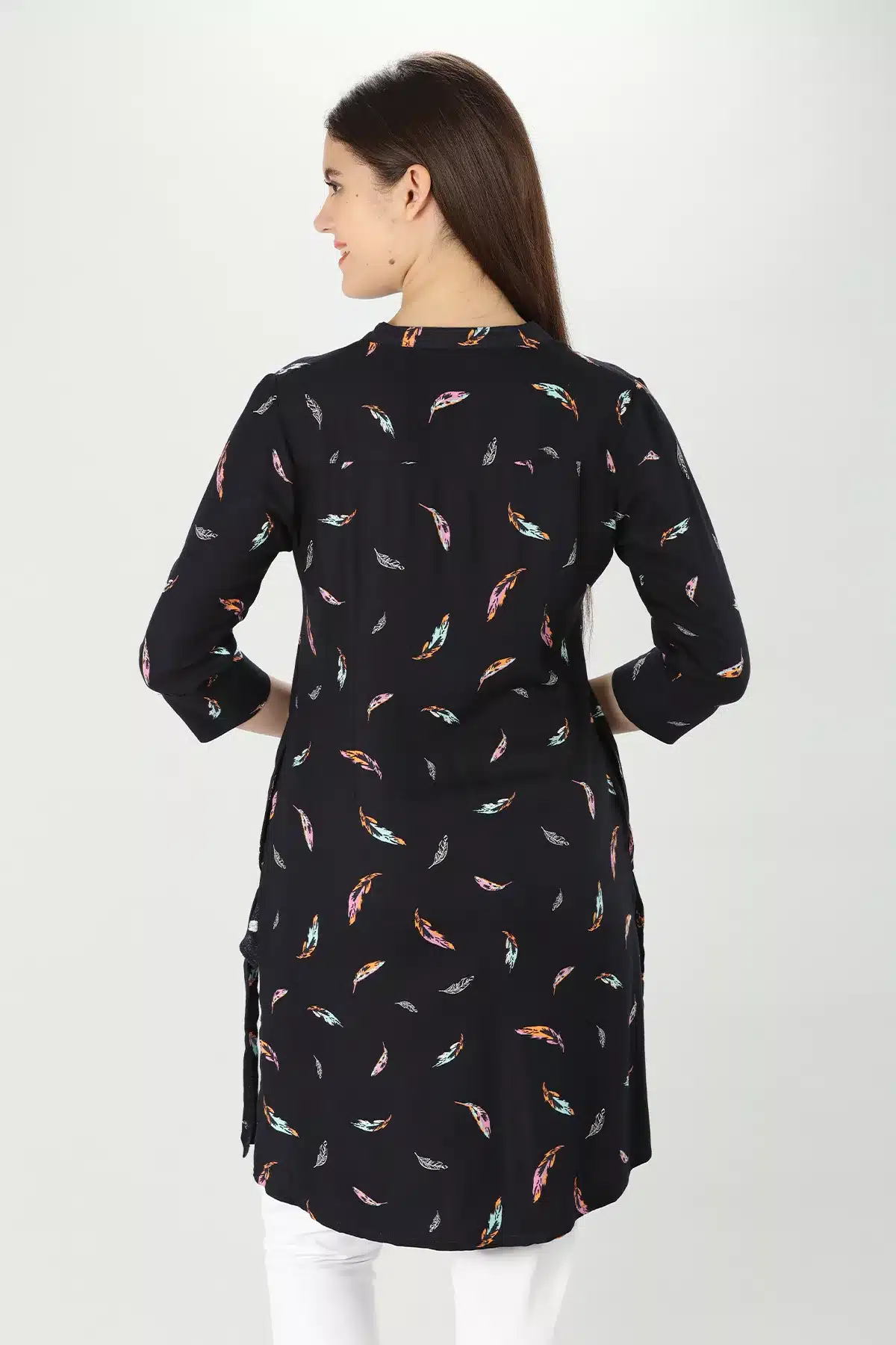 Printed Black Tunics For Women