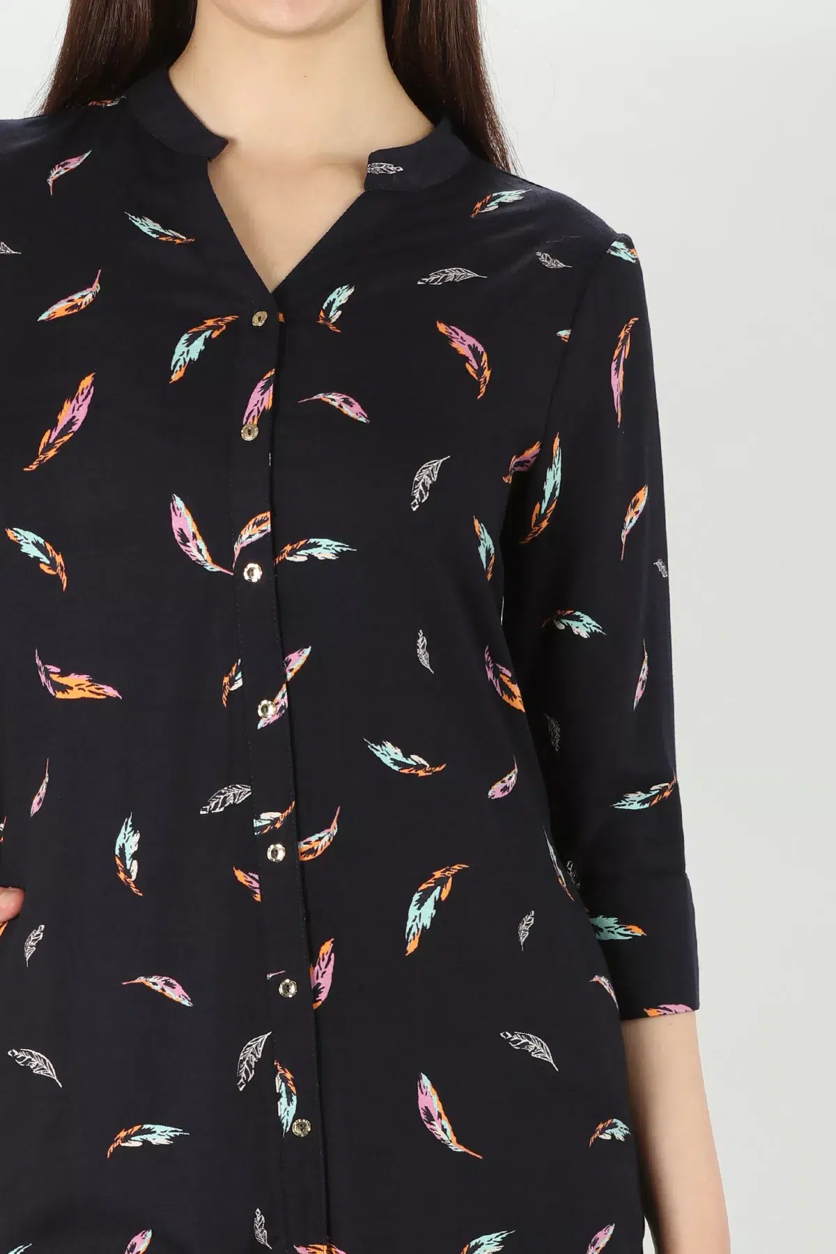 Printed Black Tunics For Women