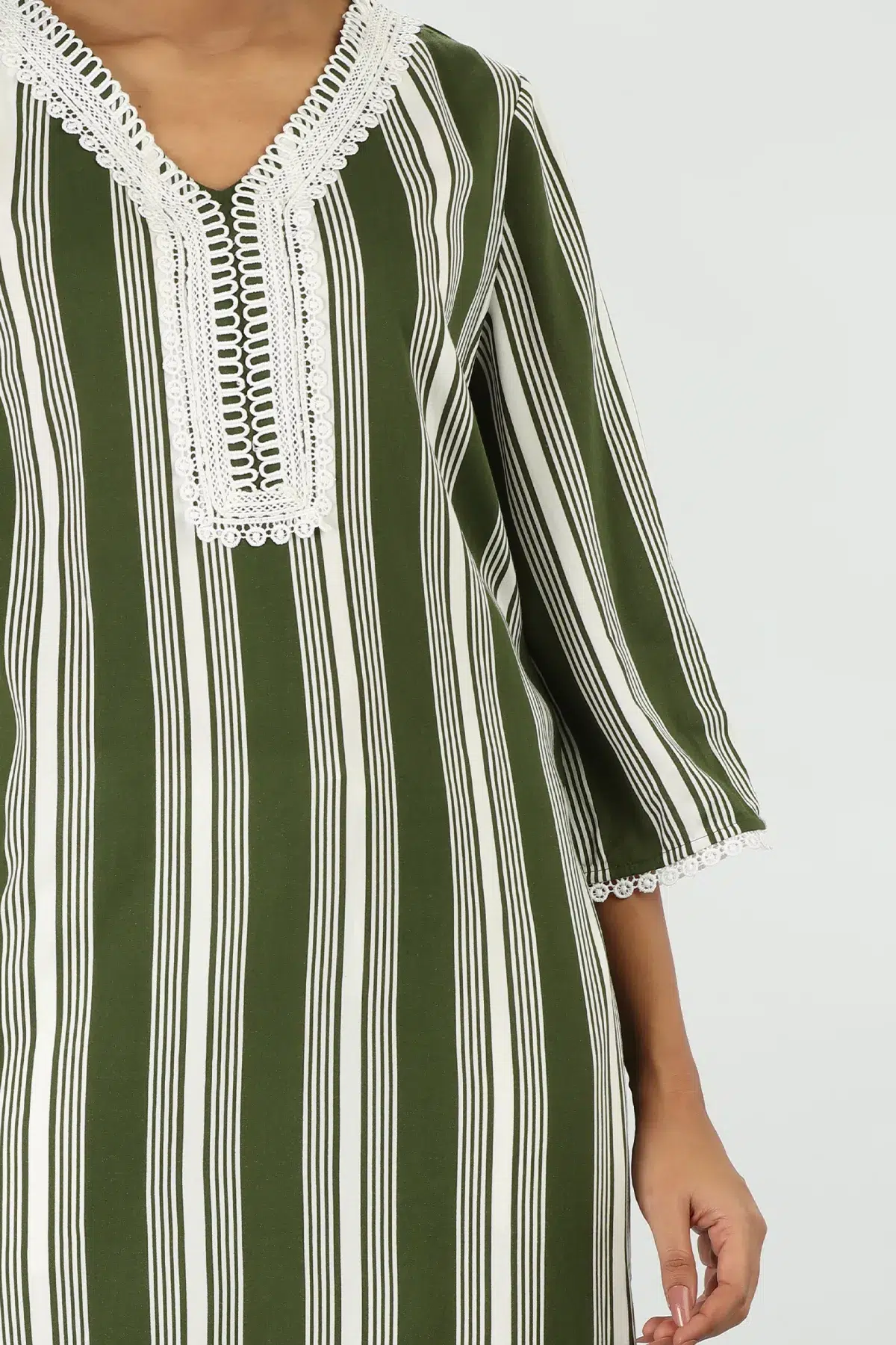 Olive Green Kurti For Women