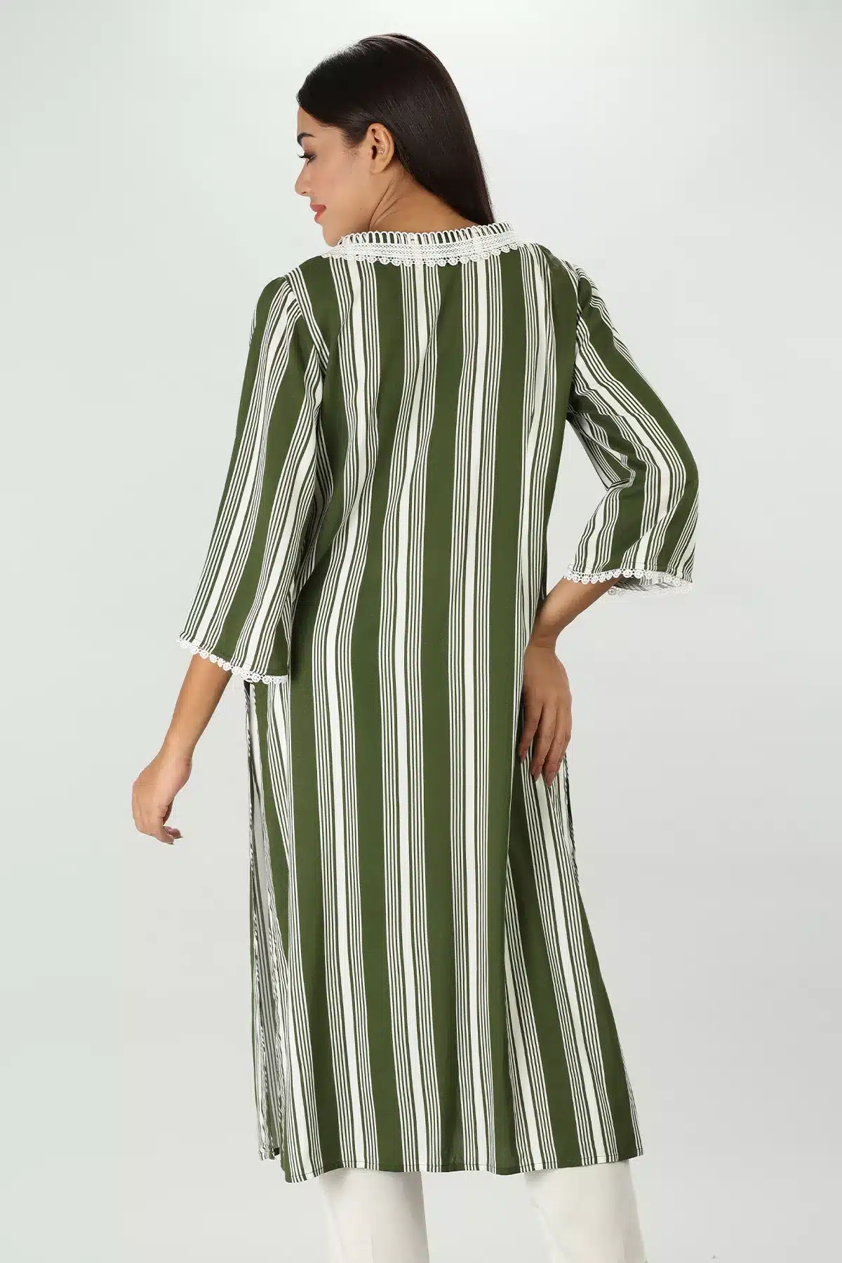 Olive Green Kurti For Women