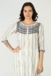 Off White Color Kurti For Women